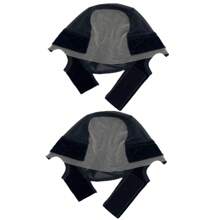 2Pcs Wig Cap With Grip Band For Keeping Wigs In Place, More Full Cap-Wide Transparent Lace For Lace Front Wigs - Brown/Black/Nude Non Slip Cap Make Your Wig Be Glueless - Black 2pcs - View 2