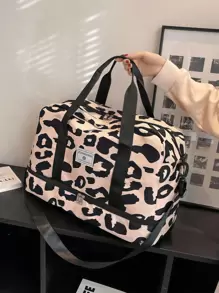 Nuova borsa da viaggio semplice, alla moda e versatile, borsa casual per sport e fitness, per viaggi a breve distanza, sport, grande capacità, impermeabile, borsa versatile ed elegante, per studenti universitari, borsa maternità, borsa da viaggio con scomparto scarpe indipendente, può essere fissata a un trolley, regalo per le vacanze, borsa leggera e pieghevole per accessori scolastici e materiale scolastico