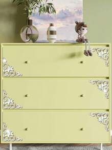 4 Pieces Corner Corner Wardrobe Drawer Acrylic Diagonal Mirror Wall Sticker Arrangement Home Background Wall Sticker Room Decor Home Decor Wall Decor Bathroom Decor Bedroom Decor Room Decoration Stuff Living Room Decor House Decor Home Decor Living Room Wall Art Wall Paper Stickers Personalised Stickers