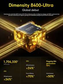 POCO X7 Pro 5G Global Version 8GB+256GB Smartphone Dimensity 8400-Ultra 6.67" CrystalRes AMOLED Display 50MP Main Camera With OIS 90W HyperCharge 6000mAh (Typ) Battery Xiaomi HyperOS 2