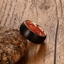 创意双色不锈钢戒指，象征美好爱情，高档珠宝可全年佩戴