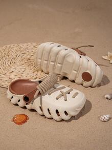 Children's Fashion Versatile Breathable One-Piece Hollow Out Beach Sandals - Multicolor - View 1