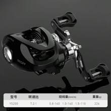 NYAYEO Plated Multi-Purpose Water Drop Shaped Spinning Reel For Long Distance Fishing, Metal Fishing Reel With Line Release Alarm, Gear Ratio 7.2:1 - Multicolor - View 20