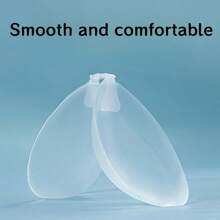 透明胸贴 硅胶隐形胸罩 泳衣胸罩 无肩带胸贴 胸罩提拉聚拢 用于游泳温泉聚拢支撑 夏季婚纱 礼服肩带 胸贴 - 彩色 - 查看 3