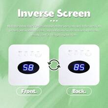 Smart Induction Uv Nail Lamp,For Gel Nails Led Nail Dryer,With 30pcs Lamp Beads,3 Timer Setting,Small And Portable,Dual Light Source Nail Therapy Lamp,For Home,Salon,Nail Art Tools,White