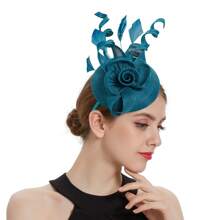 1pc Fascinator Hat Women Folding Accessories Freely Pillbox Hat Kentucky Derby Fascinator Hat Girls Back To School Peacock Feather Fascinator Tea Party Accessories,Hair Accessories,Derby Hat Mini Hats Tiny Hats Mini Top Hat Mini Cap, School Stuff, Gifts, Wedding, Classy, Festival Outfits, Rave Accessories - Multicolor - View 16