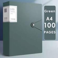 A4 办公和学校文件夹、多层透明套数据手册、40/60/100 页学生证件整理袋、带 100 个透明口袋的文件夹、办公/医疗记录文件夹、返校、学校用品