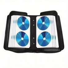 120 CD DVD Disc Carry Case Holder Protector Storage Bag Wallet Binder Sleeve - 120 Discs - View 1