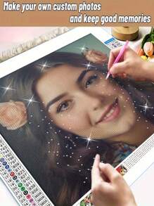 [Dostosowane] 5D DIY Photo Custom Diamond Painting - Prześlij swoje zdjęcie i spersonalizuj wyjątkowe dzieło sztuki, idealne jako prezent dla rodziny, przyjaciół, ukochanych osób i najlepszy wystrój domu