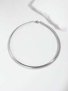 1 Stück 8mm Omega Halskette für Frauen, europäischer & amerikanischer grenzüberschreitender beliebter minimalistischer Stil für Frauen, Alltagshalskette