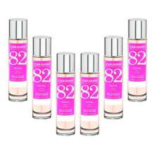 Caravan set di 6 flaconi di profumo da donna da 150 ml Nº1 dal delicato profumo orientale, Nº2 legnoso orientale, Nº3 fruttato, Nº5 note verdi, Nº7 agrumi, Nº8 floreale tenue, Nº9 agrumi, Nº21 fresco, Nº22 floreale tenue, Nº23 fruttato, Nº24 fruttato, Nº26 orientale legnoso, Nº27 orientale tenue, Nº28 orientale tenue, Nº29 floreale, Nº30 fruttato, Nº31 orientale tenue, Nº34 floreale, Nº35 citrico, Nº36 floreale orientale, Nº37 fruttato, Nº38 fruttato, Nº39 floreale, Nº42 floreale, Nº43 fruttato, Nº44 fruttato, Nº45 orientale, Nº46 orientale, Nº47 orientale legnoso, Nº48 floreale fruttato, Nº49 floreale, Nº50 floreale, Nº80 legnoso floreale, Nº81 orientale, Nº82 floreale fruttato, Nº85 orientale fruttato, 86 orientale, 87 floreale, 88 floreale. Consegna gratuita - Rosa - Visualizzare 1