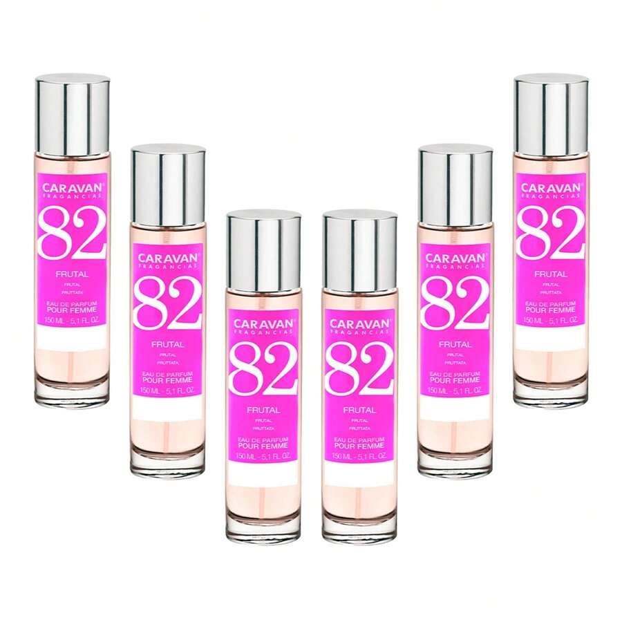 Caravan set di 6 flaconi di profumo da donna da 150 ml Nº1 dal delicato profumo orientale, Nº2 legnoso orientale, Nº3 fruttato, Nº5 note verdi, Nº7 agrumi, Nº8 floreale tenue, Nº9 agrumi, Nº21 fresco, Nº22 floreale tenue, Nº23 fruttato, Nº24 fruttato, Nº26 orientale legnoso, Nº27 orientale tenue, Nº28 orientale tenue, Nº29 floreale, Nº30 fruttato, Nº31 orientale tenue, Nº34 floreale, Nº35 citrico, Nº36 floreale orientale, Nº37 fruttato, Nº38 fruttato, Nº39 floreale, Nº42 floreale, Nº43 fruttato, Nº44 fruttato, Nº45 orientale, Nº46 orientale, Nº47 orientale legnoso, Nº48 floreale fruttato, Nº49 floreale, Nº50 floreale, Nº80 legnoso floreale, Nº81 orientale, Nº82 floreale fruttato, Nº85 orientale fruttato, 86 orientale, 87 floreale, 88 floreale. Consegna gratuita - Rosa - Visualizzare 1