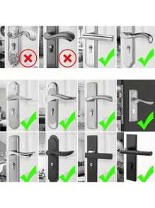 Sanrio 1 szt. Osłona klamki drzwi Sanrio Hello Kitty, antykolizyjna i antystatyczna, dekoracja domu odpowiednia do sypialni i salonu