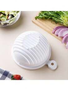Bol hachoir à salade, emporte-pièce rapide pour couper les fruits et légumes en dés. Trancheuse à pulpe, pour des repas sains et des salades en quelques minutes. Multifonctions pour la cuisine.