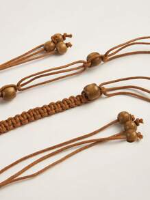 1 Bohemian Style Woven Belt, Spring And Autumn Waist Chain Tie, Women's Dress Jeans Decorative Belt
