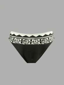 2025 New Arrival European & American Cross-Border Women Floral Print Halter Bikini Set With Sexy Fitted Cover-Up Skirt Swimwear, For Summer Beach Vacation - Multicolor - View 8