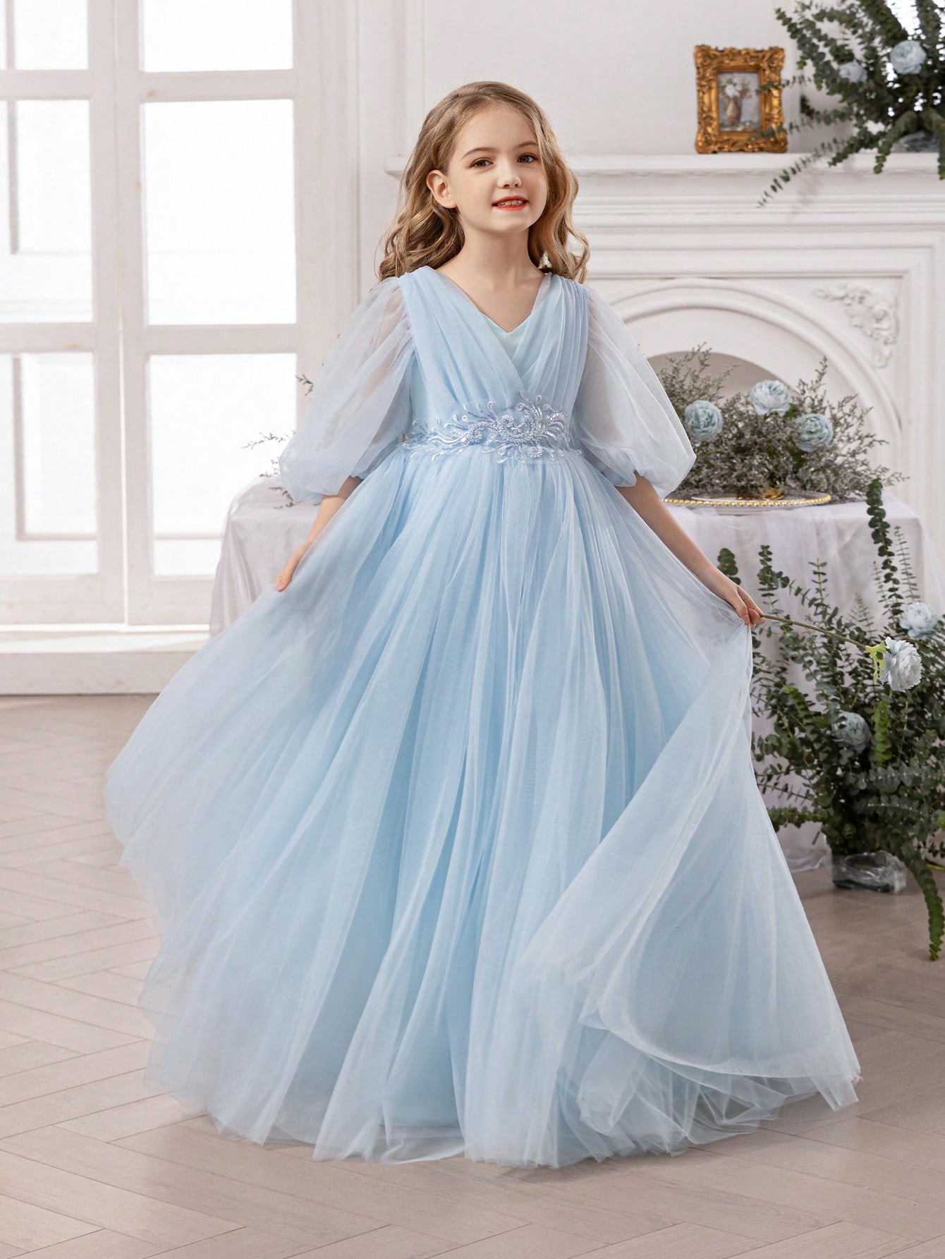 Children's Party Dress,Princess Dress For Girls Birthday Party, Banquet, Christmas, Formal Occasions, Prom_voghion.com