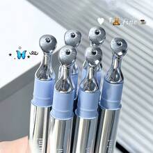 1pc Ice Crystal Blue Gloss Hydrating Lip Tint Glass Lip Gloss Nude Color Lip Gloss & Lip Balm