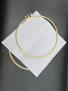 1pc 11ct/14ct Small Grid Embroidery Fabric, Size: 11.81*11.81 Inches, 9.84*9.84 Inches, Suitable For DIY Cross Stitch, Available In Multiple Colors, Can Be Used For Sewing And Patchwork