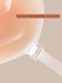 Silicone Comfort Invisible Breast Patch, Strapless, Reusable Invisible Trackless, Sweatproof And Easy To Wear Invisible Breast Patch Style Can Be Selected, Suitable For Fashion Wear, Dating, Seaside Play, Wedding, Salon Party