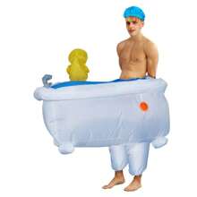 Bathtub Inflatable Costume Cosplay Thanksgiving Christmas For Woman Adult Party Festival Stage Performance Funny Costumes - White - View 1