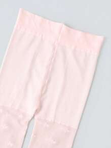 4pcs Kids Printed Sheer Tights/Pantyhose, Thin Style, Spring/Summer