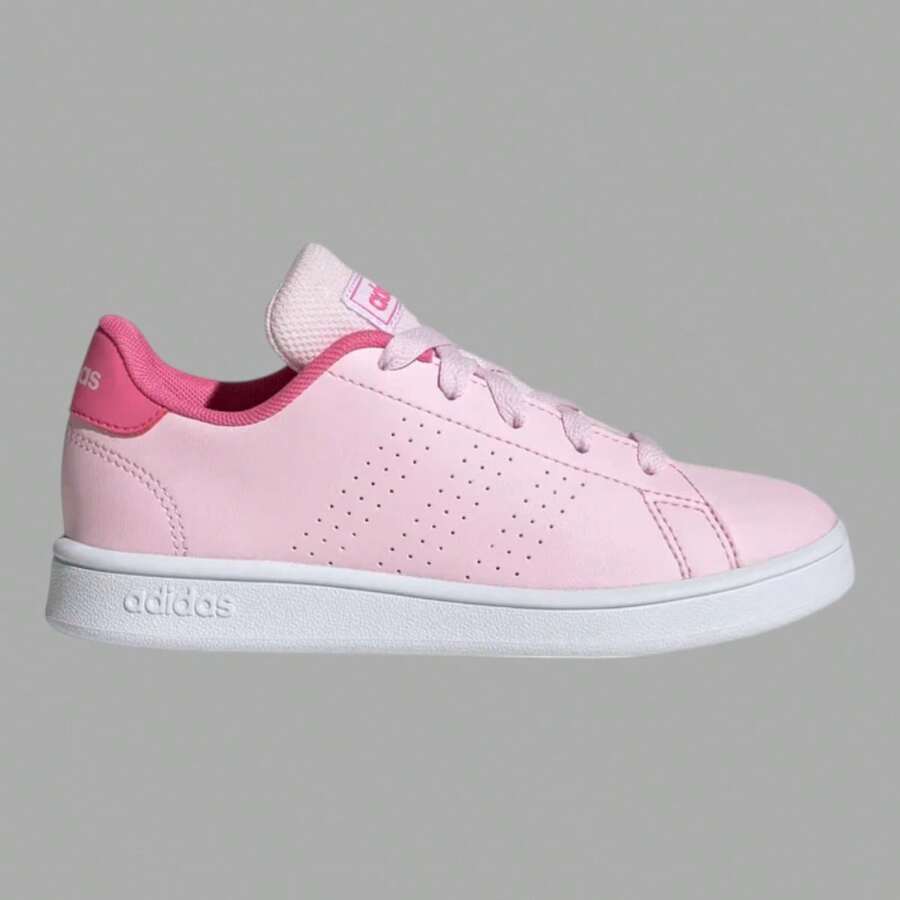 Tenis Adidas Advantage Rosa Casual Para Mujer - Rosa - Ver 1