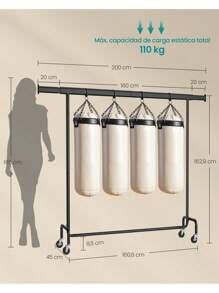 SONGMICS Clothes Drying Racks - Noir - Voir 6