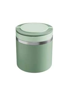 Meoky 1pc Stainless Steel Insulated Food Container With Handle - Keeps Food Warm/Cold, Portable Design, Suitable For Home And Office, Fashionable And Practical - Green-630ml - View 10