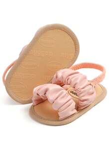 Infant Girls Sandals Summer Shoes Outdoor First Walker Toddler Girls Shoes For Summer - Pink - View 6