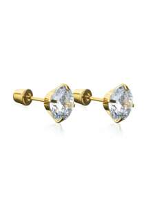 1 Cặp bông tai đính đá Cubic Zirconia phong cách doanh nhân tối giản bằng thép không gỉ 316L, trang sức Unisex phù hợp để đeo hàng ngày, tiệc tùng, làm quà tặng - Hoa tai - Xem 19