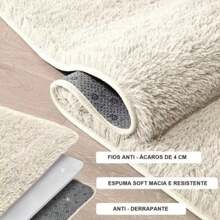Luxury Shaggy Rug For Living Room Or Bedroom 2.00 X 1.40 - 銅色 - 查看 2