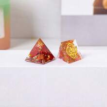 1pc 2cm Natural Crystal Energy Generator Pyramid Reiki Healing Chakra Meditation Tool Room Decor Zodiac - 2cm Epoxy Pyramid - View 10