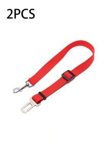 Pet Car Seat Belt Traction Clip Safety Bar Traction Retractable Leash Cat Dog Seat Belt Dog Collar Dog Accessories Car Seat Belt Nylon Seat Heavy Duty Durable Dog Car Seat Belt - Ensure Your Dog Or Cat Is Safe And Secure While Driving,Dog Seatbelt,Dog Car Seat