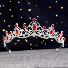 Bride Crown Stylish All-Match Rhinestone Crown, Minimalist High-End Dress Accessory, Photoshoot/Wedding Gown Hair Decor