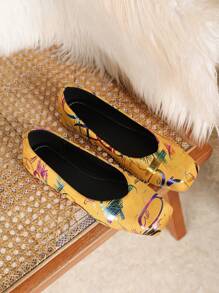 2024 Women's Retro Square Toe Mary Jane Flats, Versatile Spring/Autumn Casual Shoes, 2025 New Strap Buckle Flat Loafers