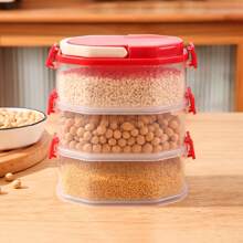 Caixa de armazenamento de temperos de cozinha 3/5 peças, recipiente selado para temperos, pequena ferramenta de armazenamento de cozinha, recipiente de armazenamento de cozinha multiuso, adequado para cozinhas domésticas