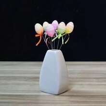 Easter Egg Picks Decor  Spring Floral Branch Arrangements  Vibrant Tabletop  Mantel Accents  Holiday Party, Home Display  Durable Celebration Ornaments