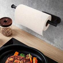 Toallitas absorbentes de alta calidad, toallas de papel desechables multicapa para la cocina, toallitas desengrasantes resistentes, alternativa a las toallitas flojas, soporte para pared multifuncional para pañuelos para la cocina y fiestas - sin necesidad de taladrar orificios, almacenamiento que ahorra espacio para artículos esenciales de cocina y baño