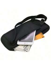 Invisible Travel Waist Packs Pouch For Passport Hidden Belt Security Wallet Case Practical Multi-Functional Waist Bag Casual Waist Bag Lightweight Belt Bag For Daily Use For Workout Running Hiking Cycling Exercise School And Home Use Travel Essentials Holiday Essentials Holiday Travel Bag Travel Accessories Travel Must Haves Beach Vacation Summer School Accessories Back To School Supplies Stuff