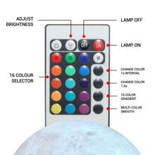 3D Moon Night Light Table Lamp USB Charging Remote Touch Control Home Decor Gift