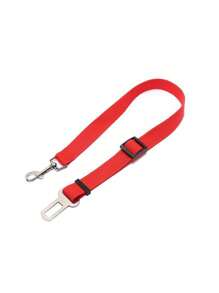 Pet Car Seat Belt Traction Clip Safety Bar Traction Retractable Leash Cat Dog Seat Belt Dog Collar Dog Accessories Car Seat Belt Nylon Seat Heavy Duty Durable Dog Car Seat Belt - Ensure Your Dog Or Cat Is Safe And Secure While Driving,Dog Seatbelt,Dog Car Seat