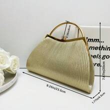 A Small Gold-Embellished Ladies' Bag, A Fashionable Princess Bag With Pleats And A Banquet Handbag