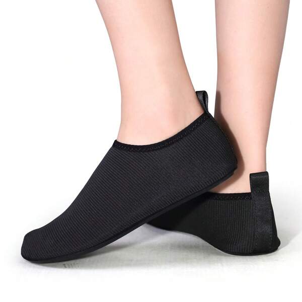 Sapatos aquáticos masculinos e femininos para praia, ioga, natação, mergulho, mergulho com snorkel, com proteção antiderrapante nos dedos e sola espessada