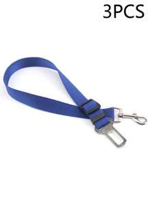Pet Car Seat Belt Traction Clip Safety Bar Traction Retractable Leash Cat Dog Seat Belt Dog Collar Dog Accessories Car Seat Belt Nylon Seat Heavy Duty Durable Dog Car Seat Belt - Ensure Your Dog Or Cat Is Safe And Secure While Driving,Dog Seatbelt,Dog Car Seat