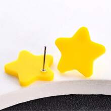 1 Pair Acrylic Premium Frosted Geometric Stud Earrings For Women, Holiday Party Wear Ear Jewelry - Round - View 65