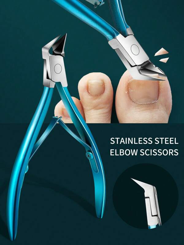 Eingewachsener Zehennagel Cutter aus Edelstahl, Nagelschere, Maniküre-Nietzange Set