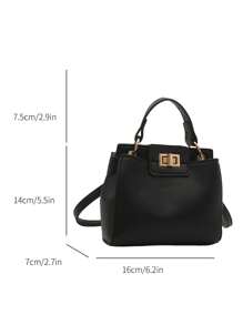 Bolso de mano de moda de PU, bolso pequeño y delicado, bolso de trabajo multifuncional avanzado. Adecuado para compras, monedero, estudiantes, mujeres jóvenes, mujeres de oficina. Excelente para oficina, universidad, trabajo, negocios, viajes al trabajo, actividades al aire libre, viajes y actividades al aire libre.