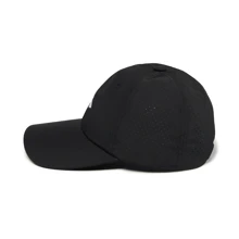 LI-NING Unisex Reflective Sun Protection Running Baseball Cap, AMYV073, Official Store - Black - View 3