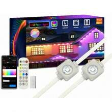 Permanent Outdoor Lights 60Ft With 36 LED Eaves Lights IP67 Waterproof Smart Out - 1 - Xem 3